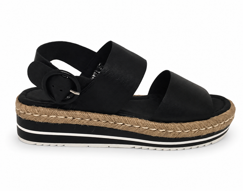 Django & Juliette Atha Flatform ~ Tan ~ Black