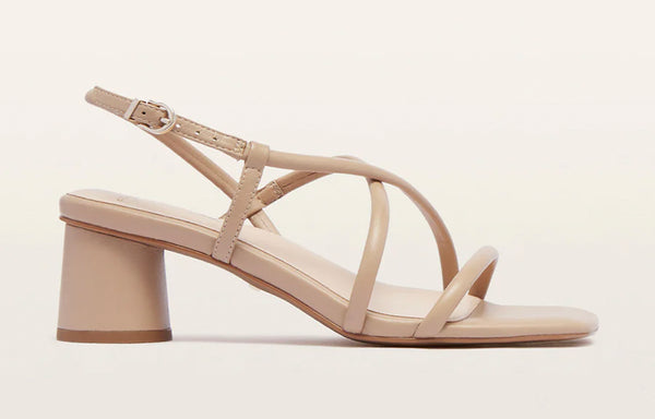 Frankie4 Lottie Sand Strappy Heel
