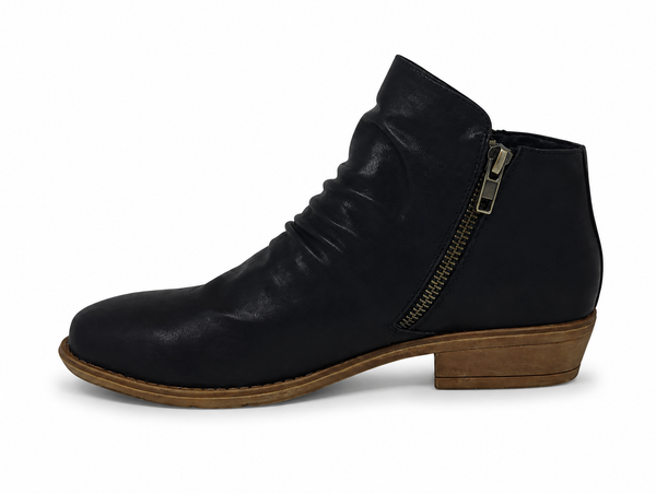 Django & Juliette Rankin Leather Boot ~ Cognac ~ Navy ~ Grey ~ Black