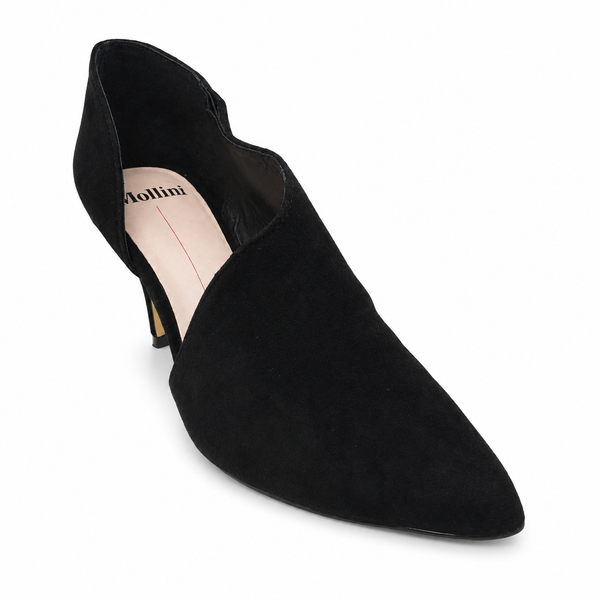 Mollini Leaven Black Suede Heel