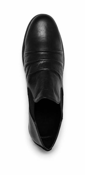 The Flexx Sluppiest ~ Black ~ Gunmetal ~ Leather Wedge