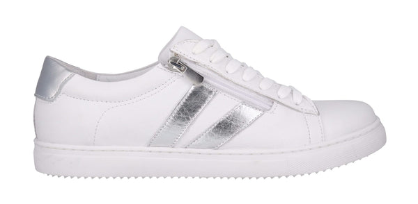 Cabello Ultimate White Silver Sneaker