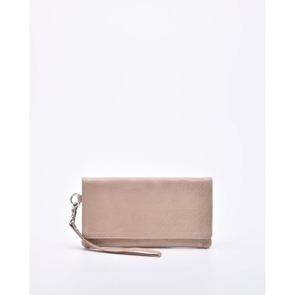 Gabee ~ Wodonga Soft Leather Fold Over Wallet With Wristlet