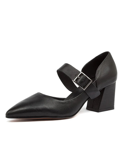 Django & Juliette Milling Black Leather