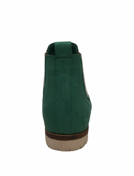 Miss M Silvia Leather Boot SALE ~ Green ~ Blue