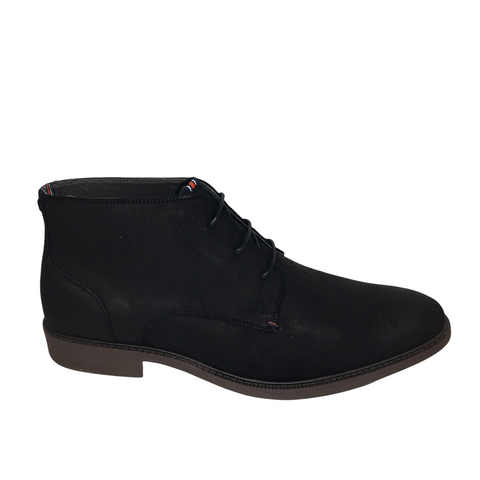 Julius Marlow ~ Bark Suede ~ Black Suede ~ Harness Desert Boot
