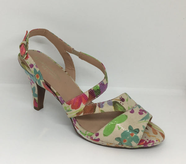 Naturalizer Impulse Multi Floral leather heel N5 Comfort