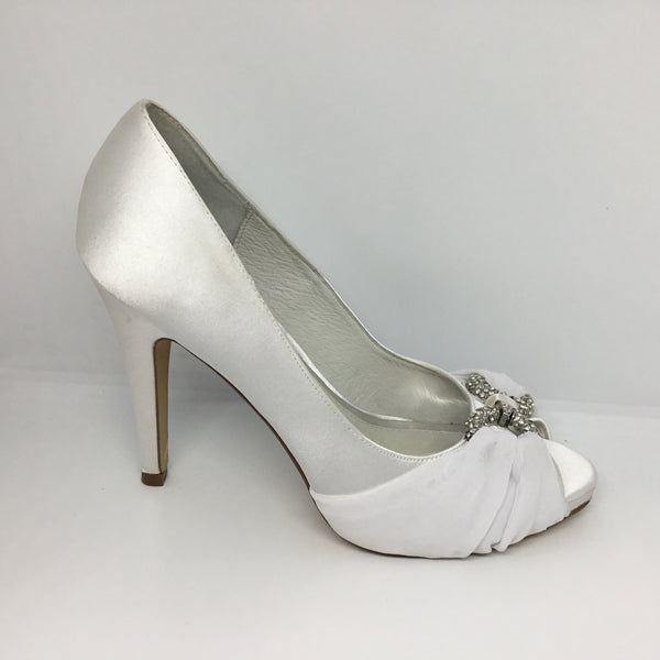Lily Rose Auriel White Heel