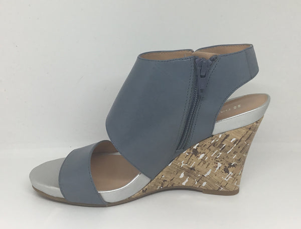 Naturalizer Bayou Blue Jeans Leather Wedge