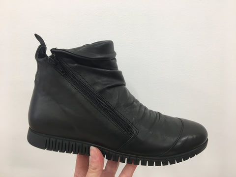 Sala Meteor Black Leather Boot