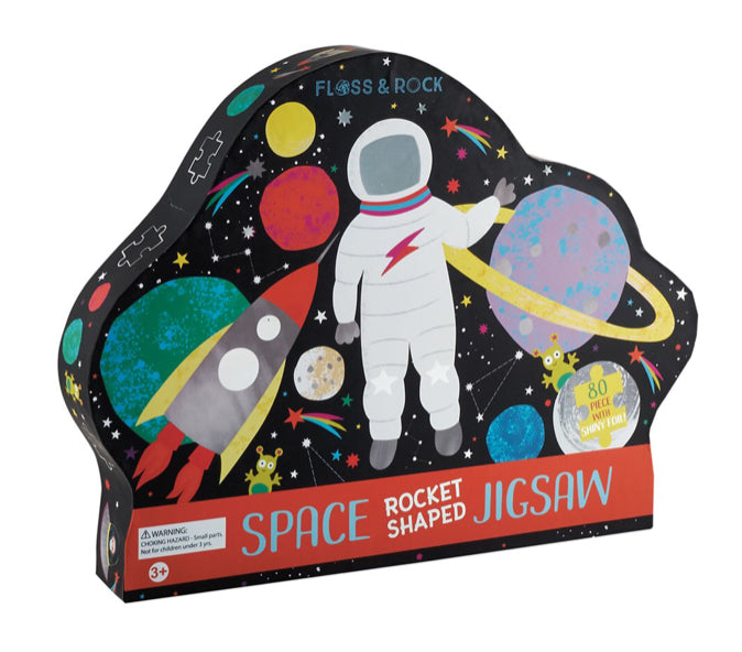 Puzzle Floss & Rock Space 80 piece 3years +