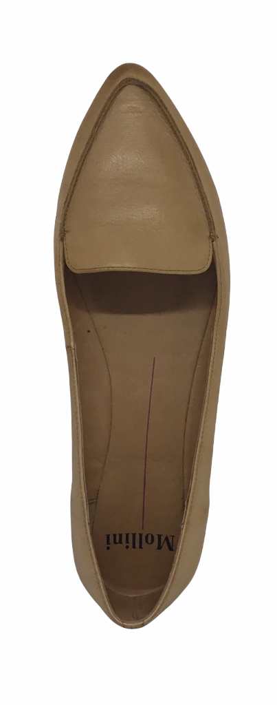 Mollini Gyro Black Tan Rose Gold Leather