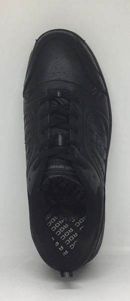 ROC Atlanta Black Leather School Shoe