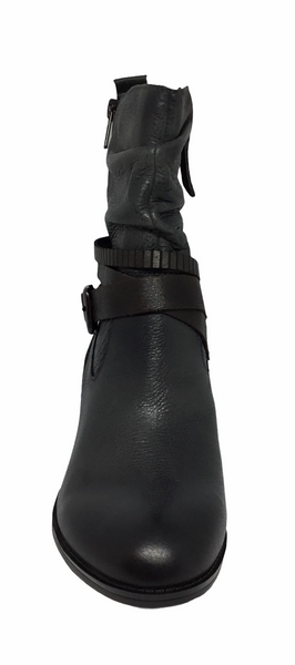 Earth Spruce Dark Grey Leather boot