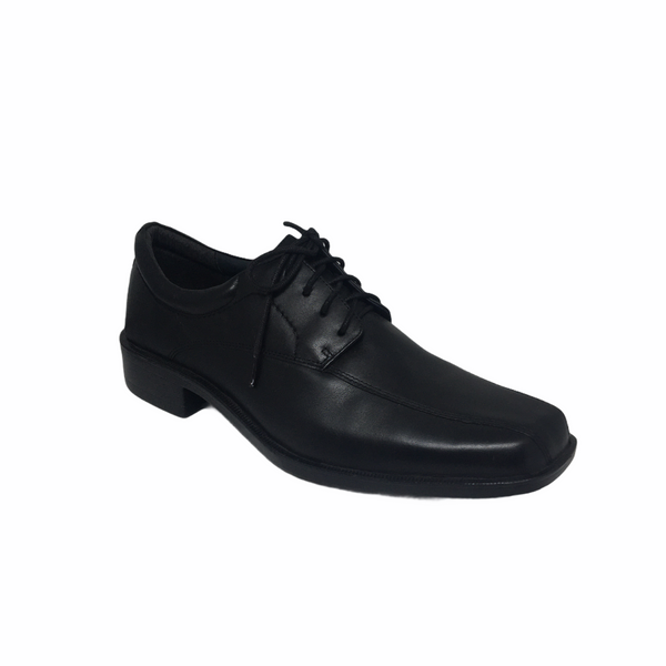 Slatters Hampton Black Leather Shoe