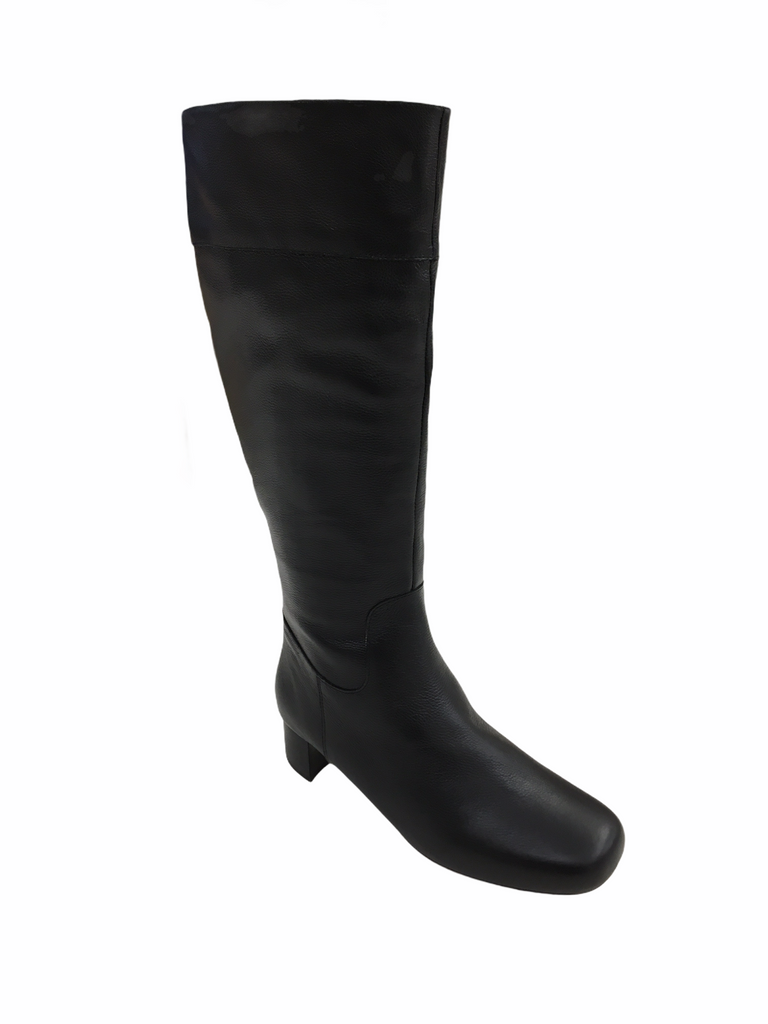 Florsheim Long Black Leather Boot
