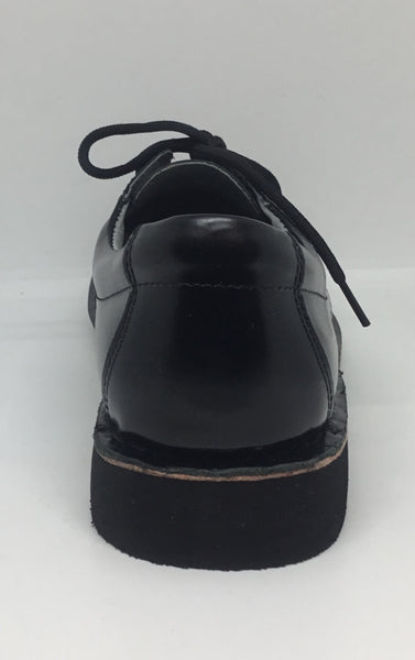 Harrison Indy II Senior Hi-Shine Black Leather School Shoe