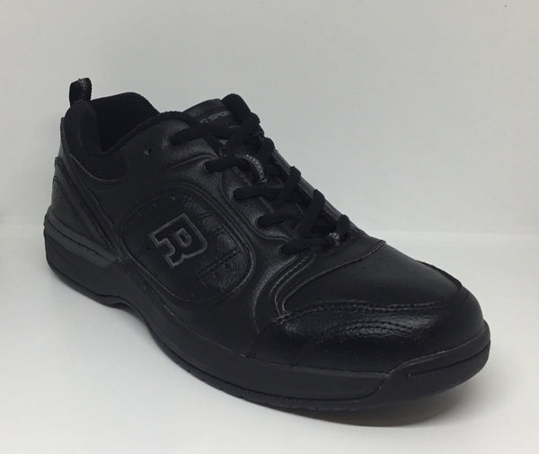 ROC Atlanta Black Leather School Shoe