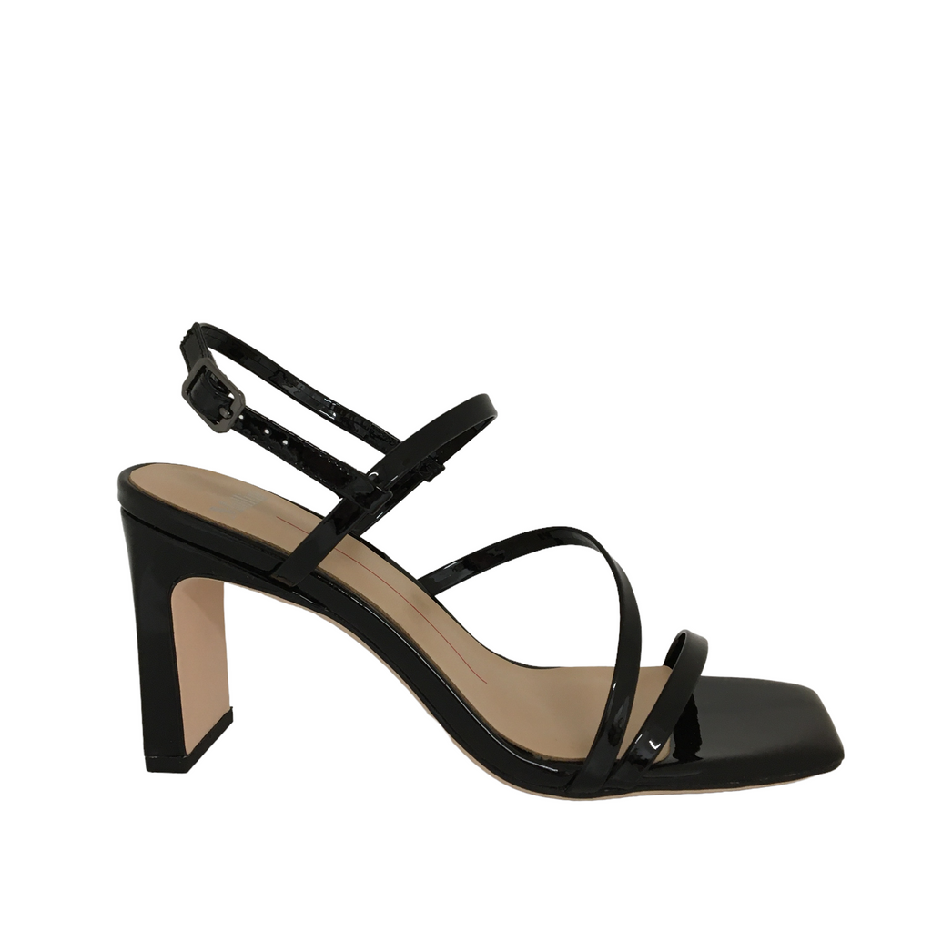 Mollini Fayee Tan Patent Black Patent Nude Nude Matte