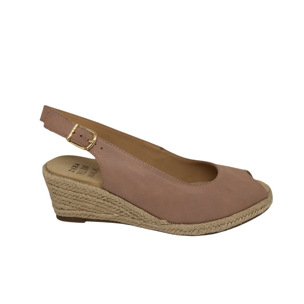 Ziera Wesly Wide Leather Wedge