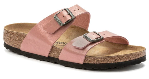 Birkenstock Sydney ~ Graceful Taupe ~ Pearl White ~ Old Rose