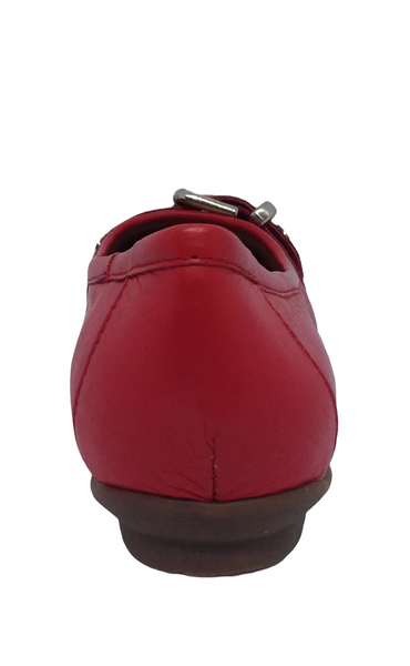 Effegie Dam ~ Taupe ~ Black ~ Red ~ ballet leather shoe